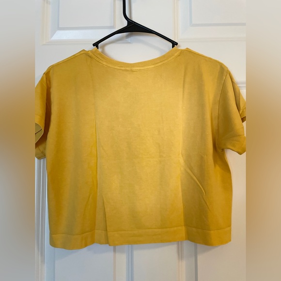 BNWT Avocado Crop Tee, Lemon, XS/S - Picture 5 of 6